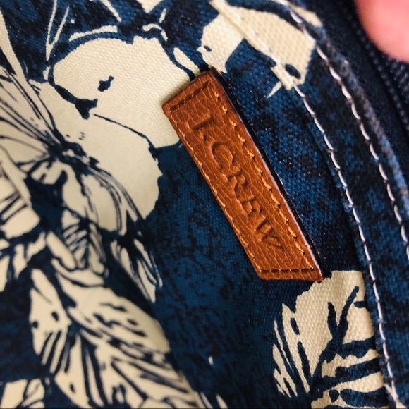 J.Crew Straw snd Leather Tote Bag - Picture 8 of 9